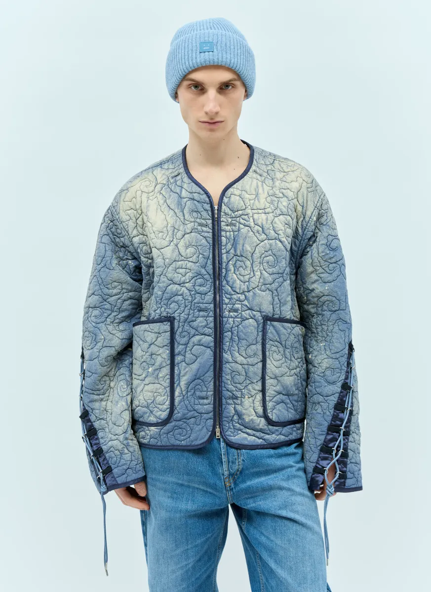 Lacing Quilted Jacket