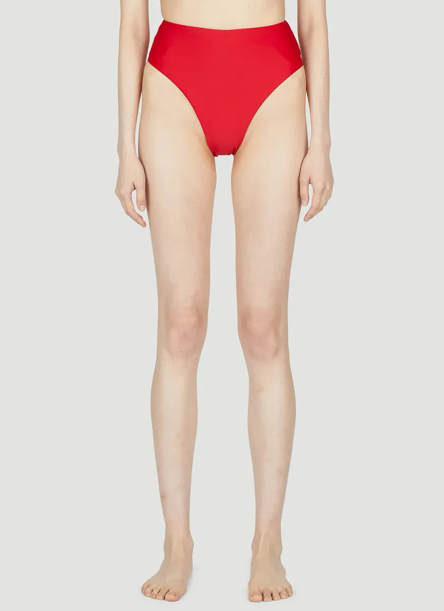 90'S High Waist Bikini Bottoms