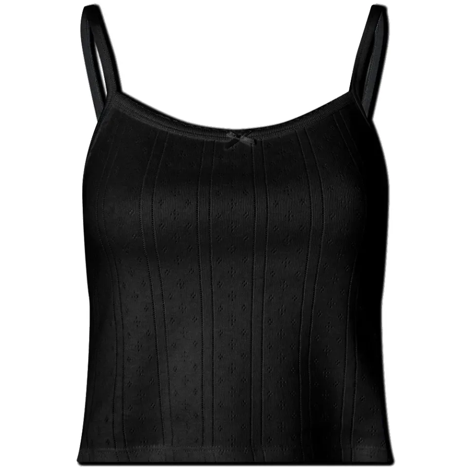 Picot Trim Tank Vest