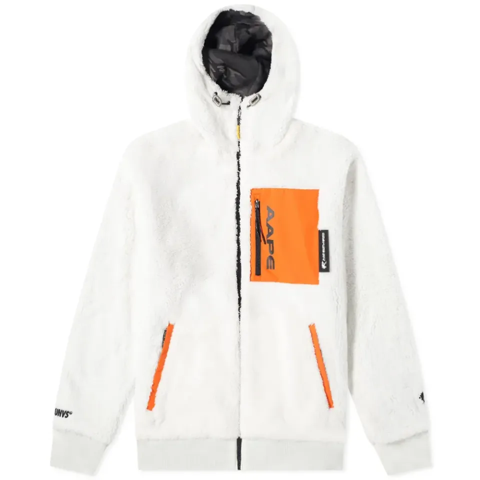 AAPE Reversible Fleece Zip Hoody