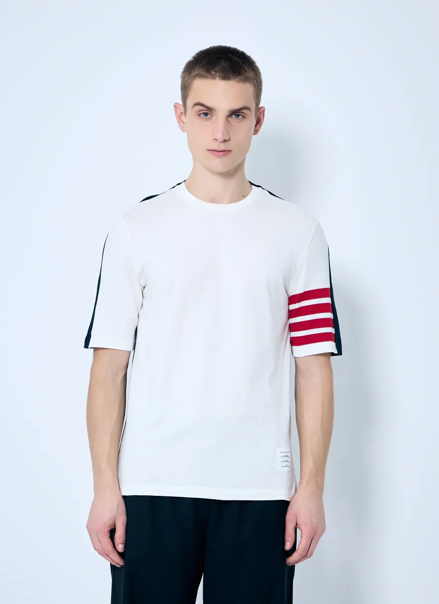 Contrast Four-Bars T-Shirt