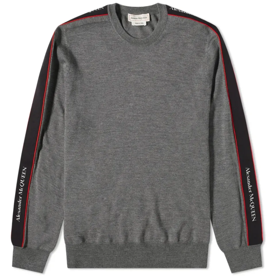 Logo Taping Crew Knit