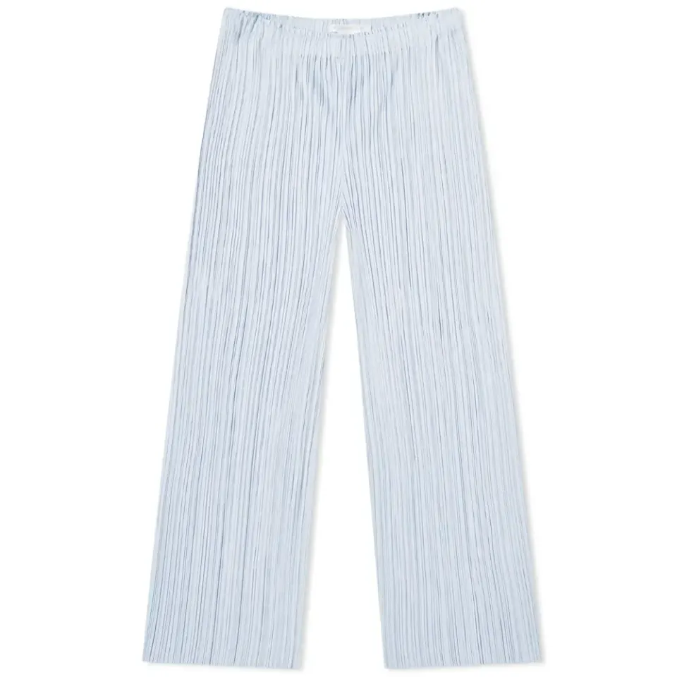 Pleats Straight Leg Pant
