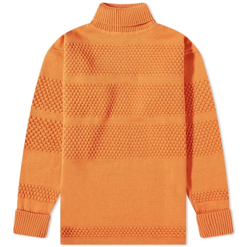 Fisherman Roll Neck Knit