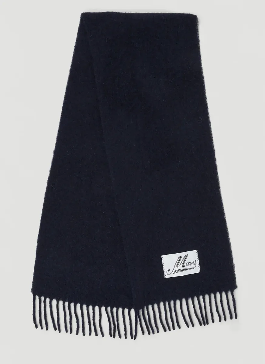 Logo Patch Scarf