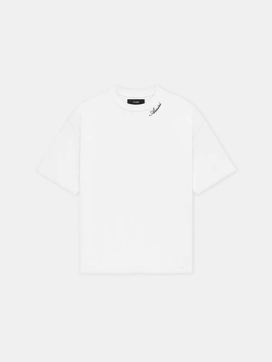 SCRIPT TEE - White