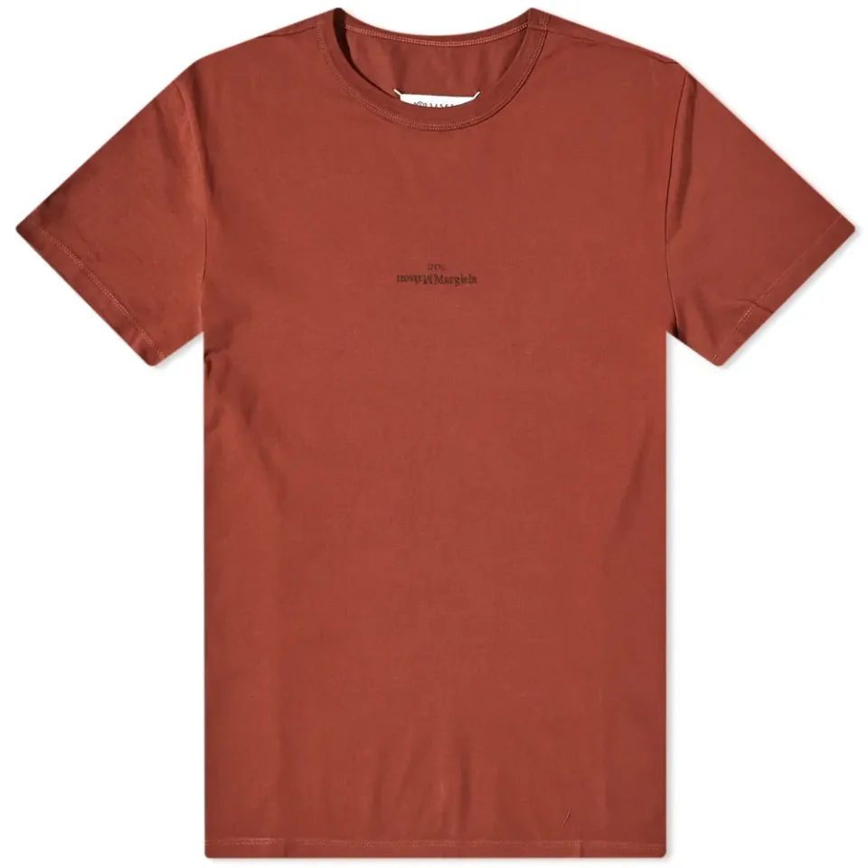 Embroidered Text Logo T-Shirt