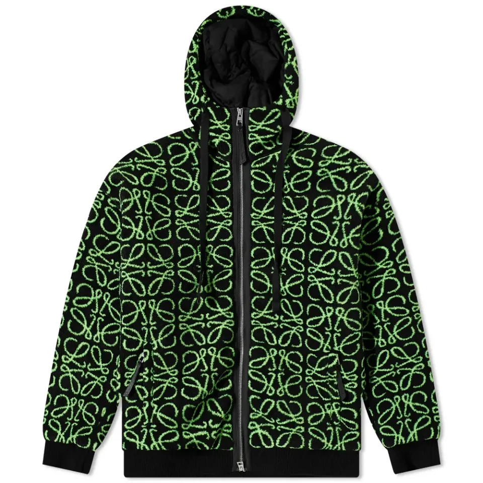 Anagram Jacquard Fleece Parka