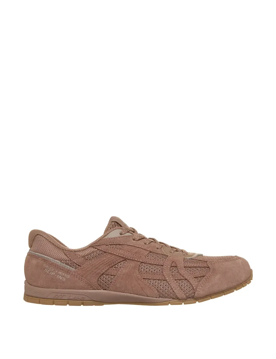 Slip-ins Retro Lite Oshare Suede Trainers Brown