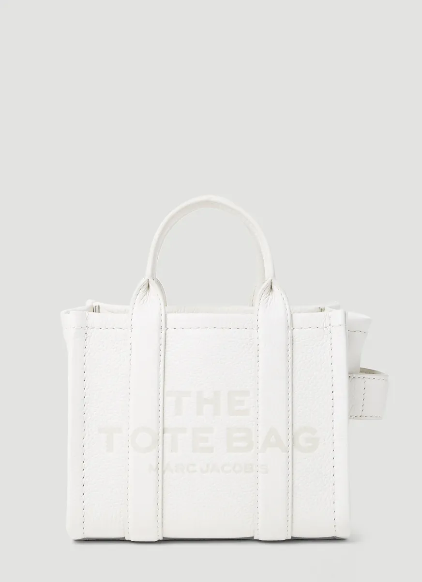 Leather Micro Tote Bag