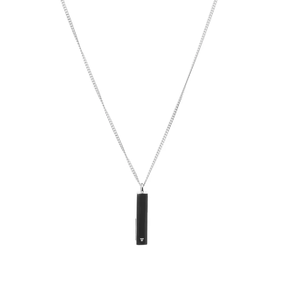 22" Cube Pendant Necklace