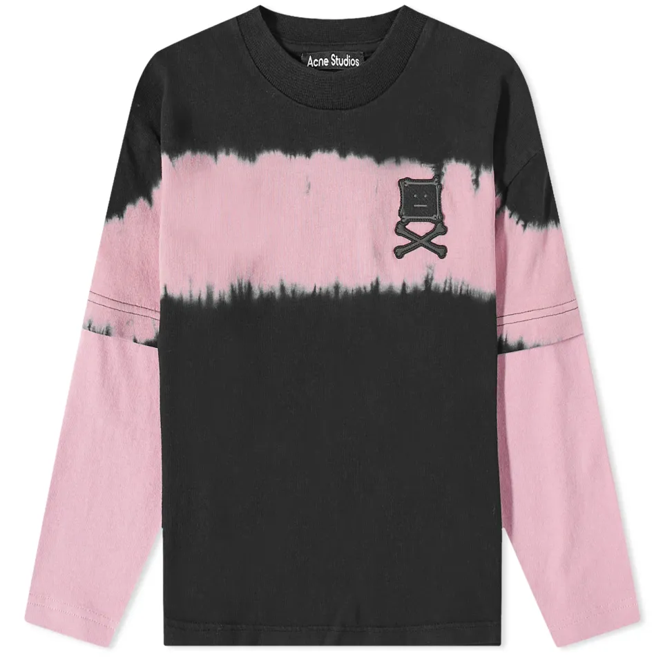 Acne Studios Long Sleeve Mini Exford Cross Bones T-Shirt