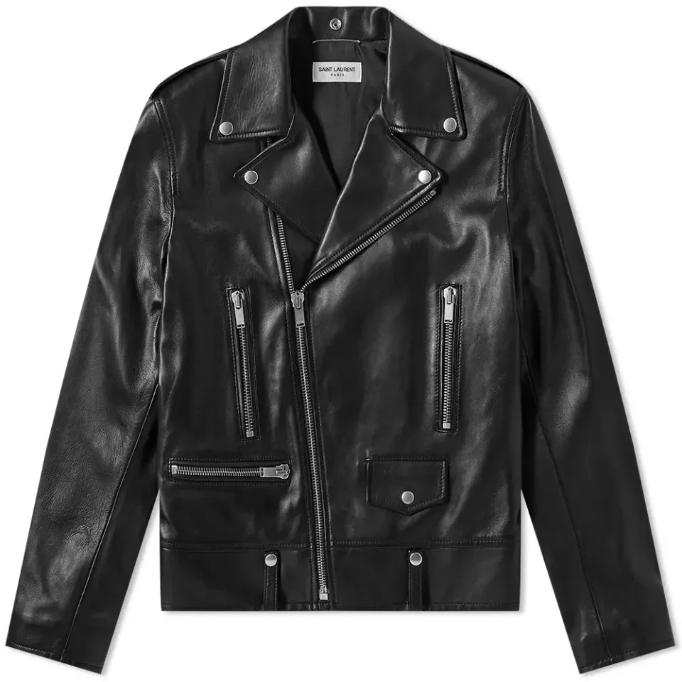 Classic Leather Biker Jacket