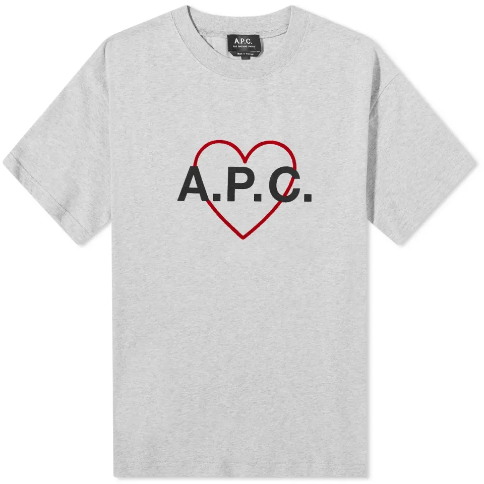 A.P.C. Billy Heart Logo T-Shirt