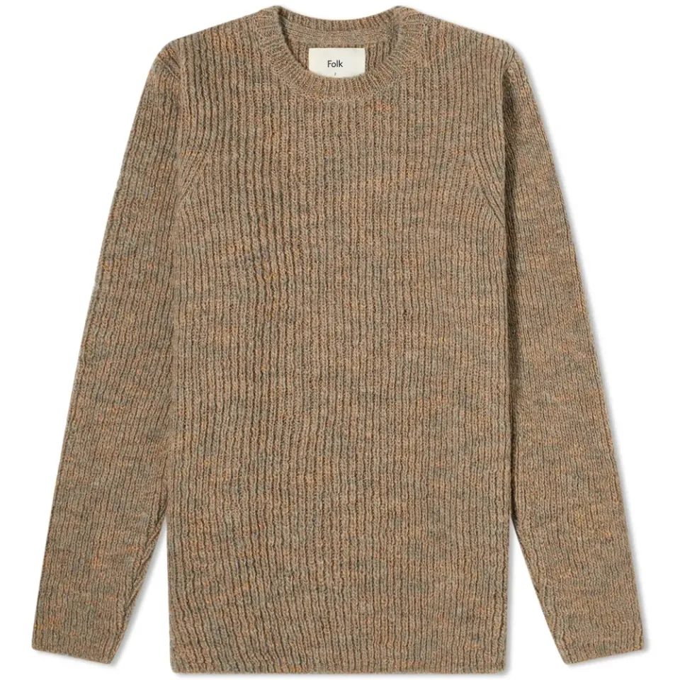 Ripple Rib Crew Knit