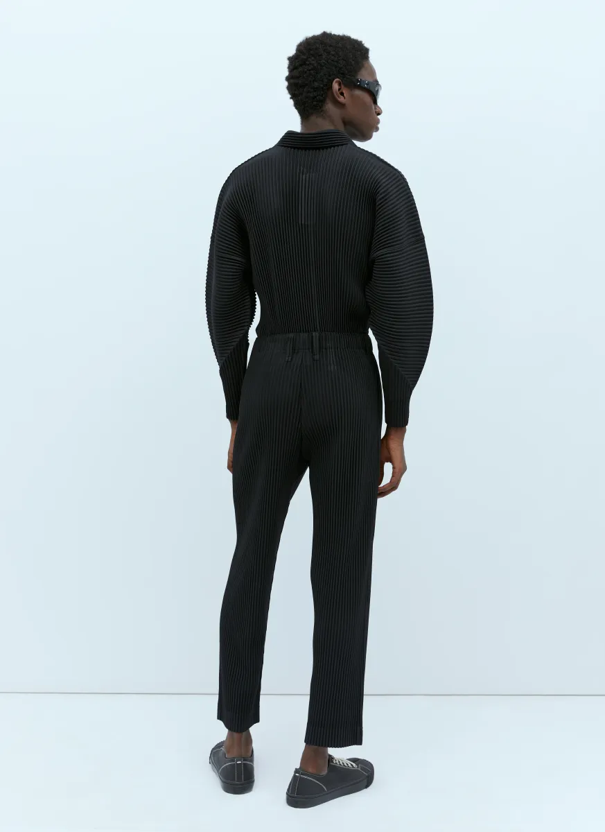Pleated Knit Pants