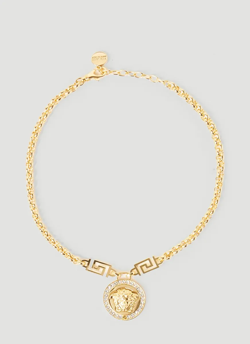 Embellished Medusa Necklace