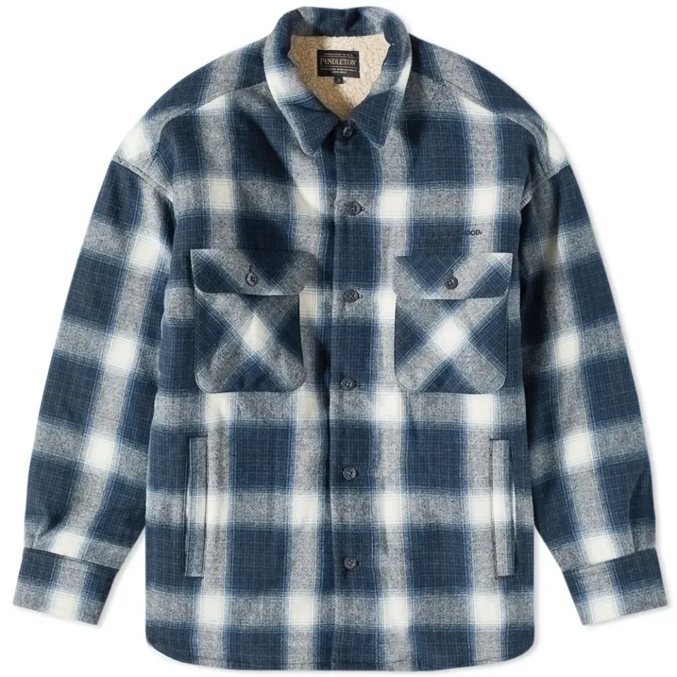 x Pendleton Check Boa Jacket