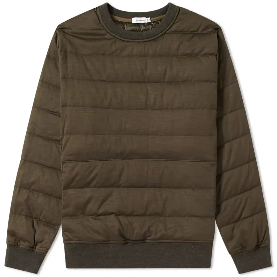 Down Crew Neck Sweater