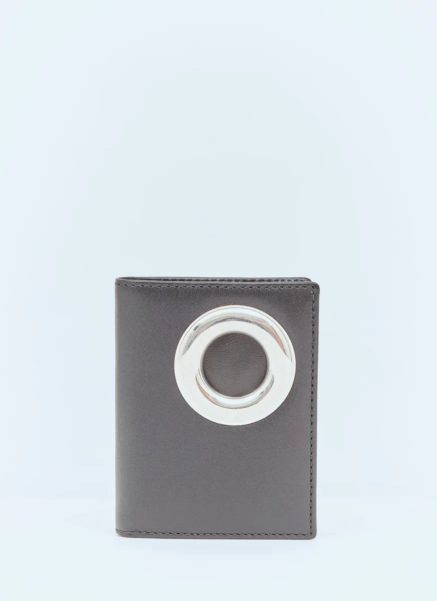 Silver Eyelet Wallet