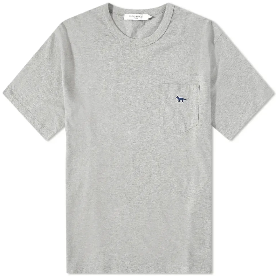 Navy Fox Patch Classic T-Shirt