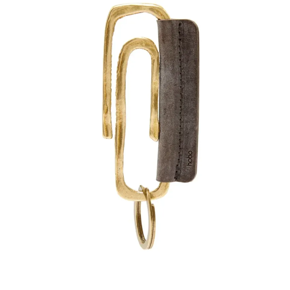 Big Clip Brass Keyring
