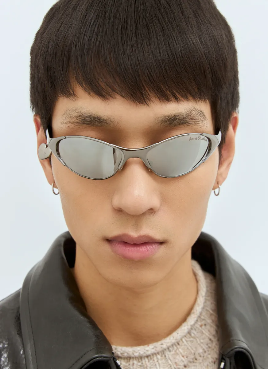 Metal Frame Charm Sunglasses