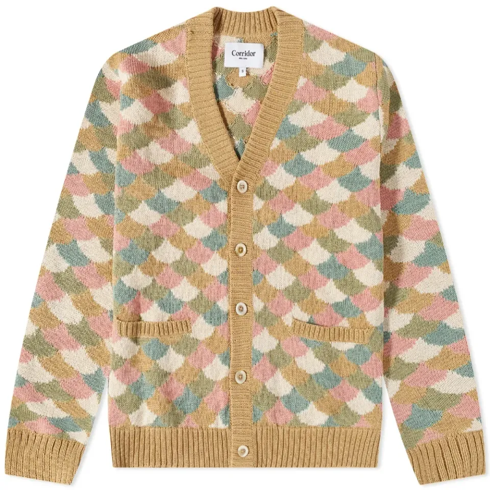 Handknit Scallop Cardigan