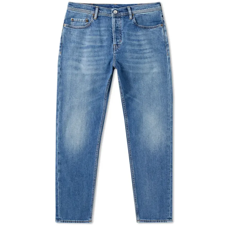 River Mid Blue Tapered Jean