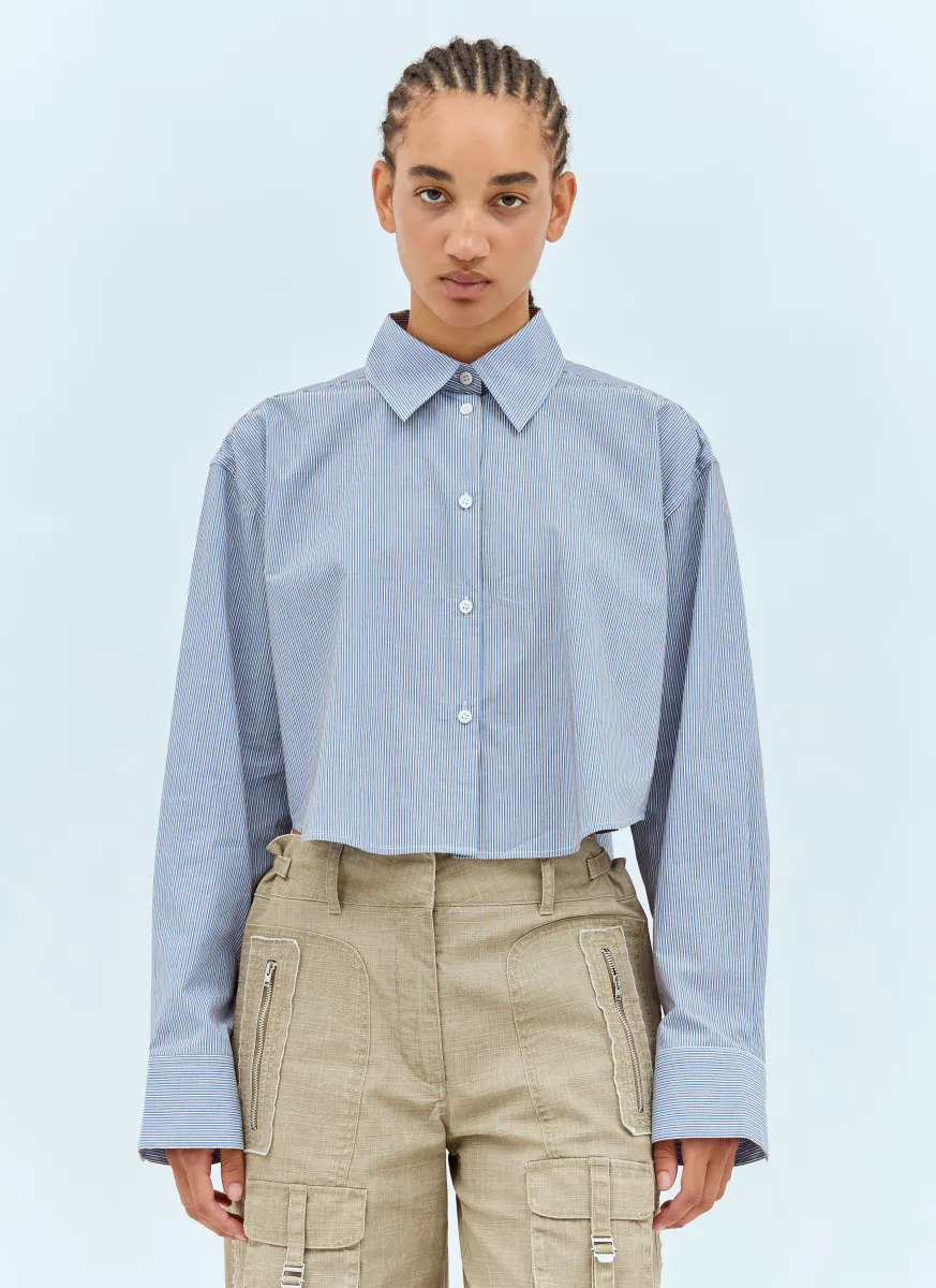 Pinstripe Jacquard Shirt