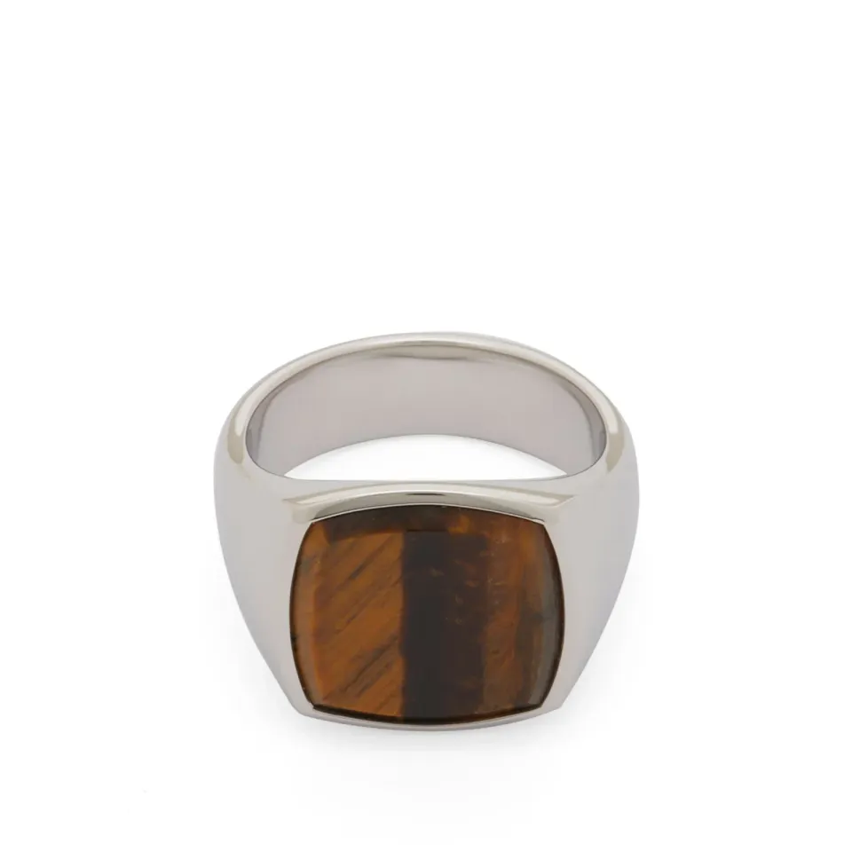 Cushion Tiger Eye Ring