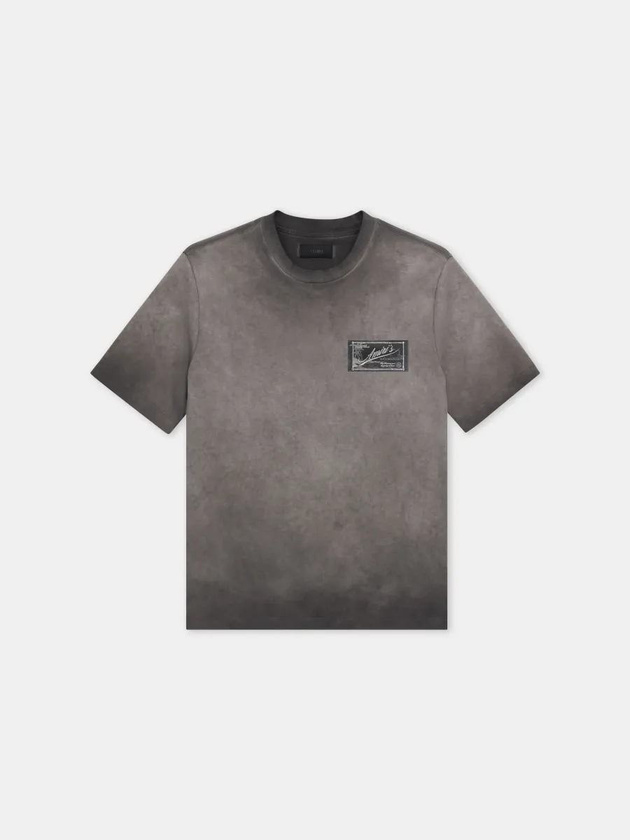 QUALITY GOODS LABEL TEE - Black