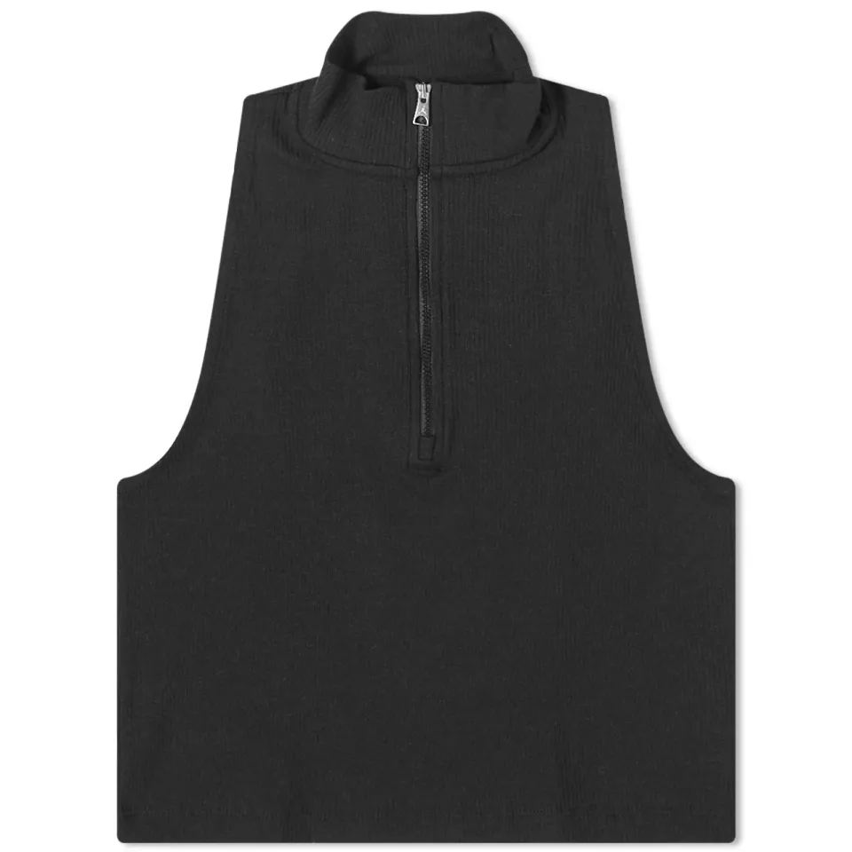 Mock Neck Sleeveless Top