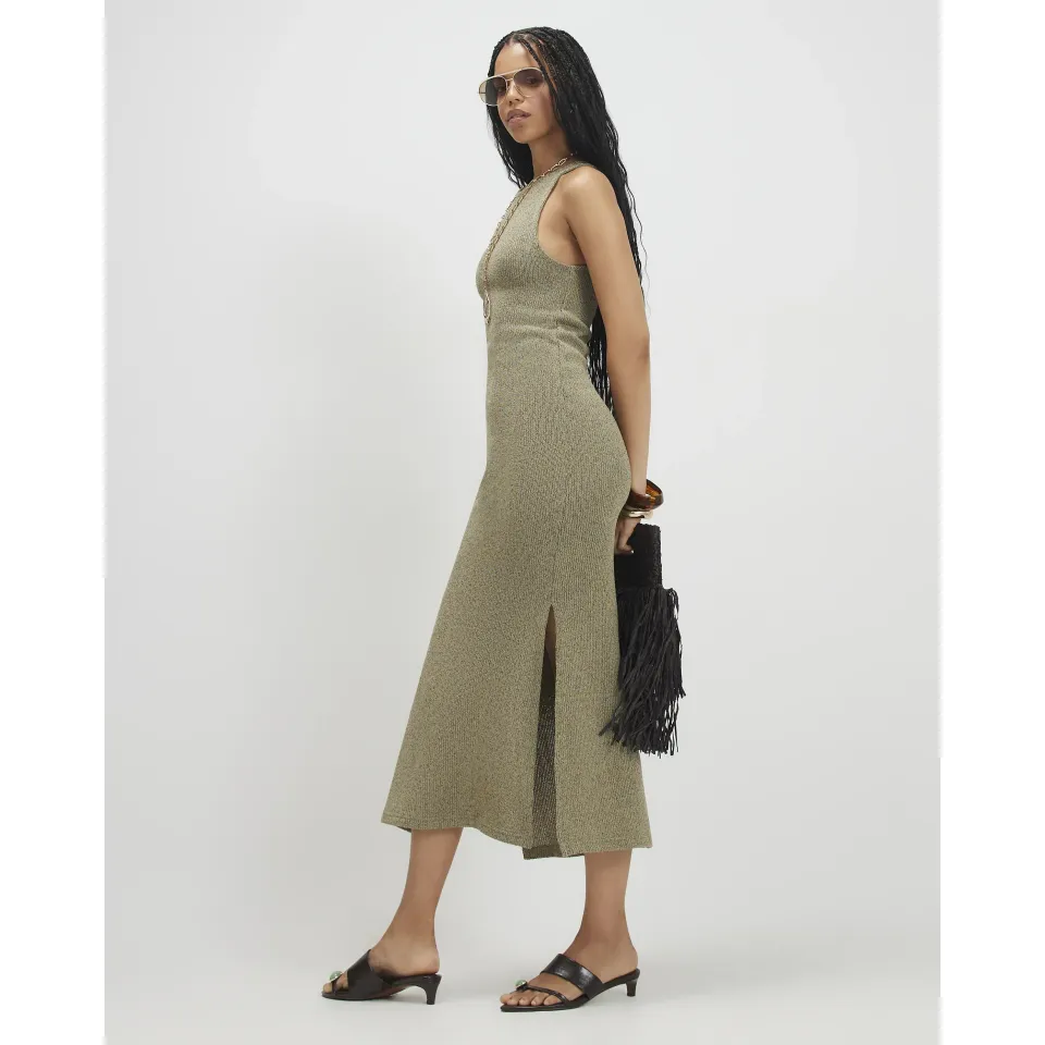 Textured Midi Dress