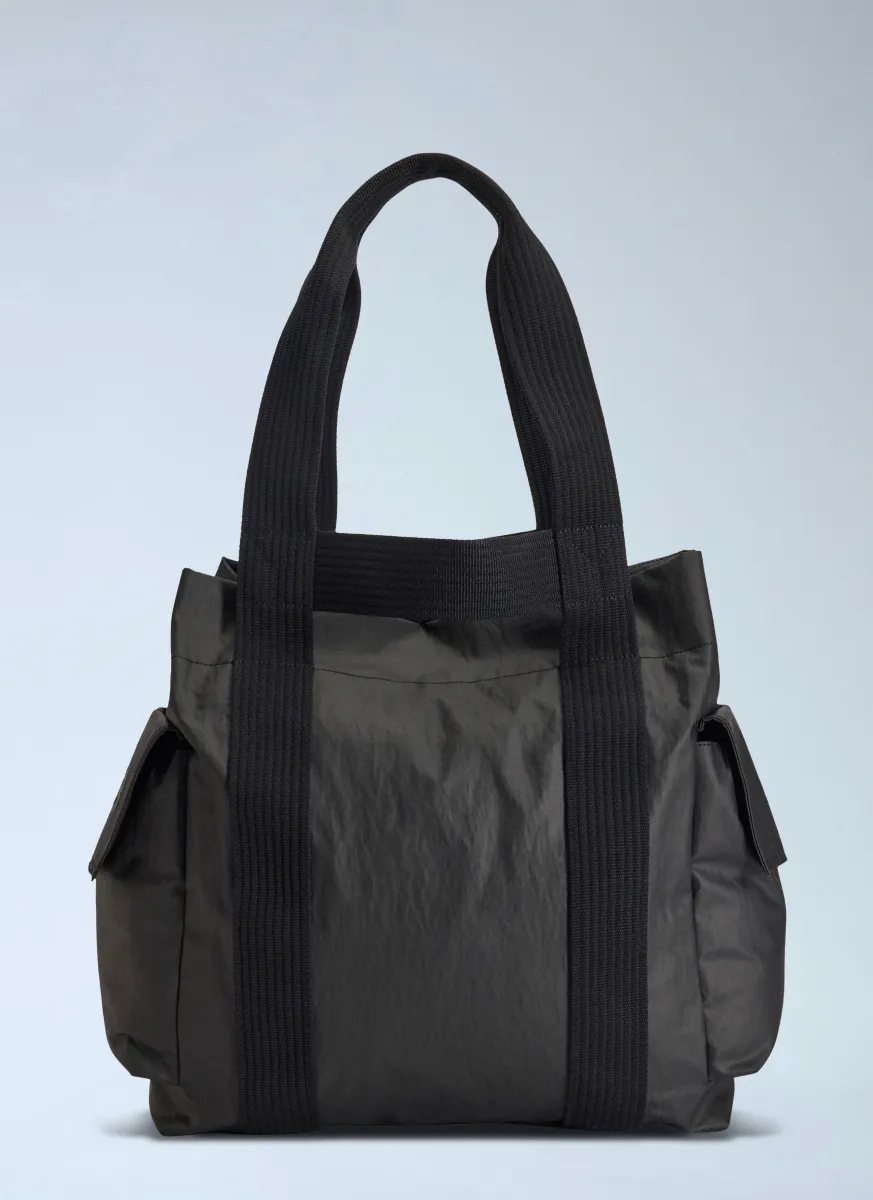 Logo Motif Work Tote Bag