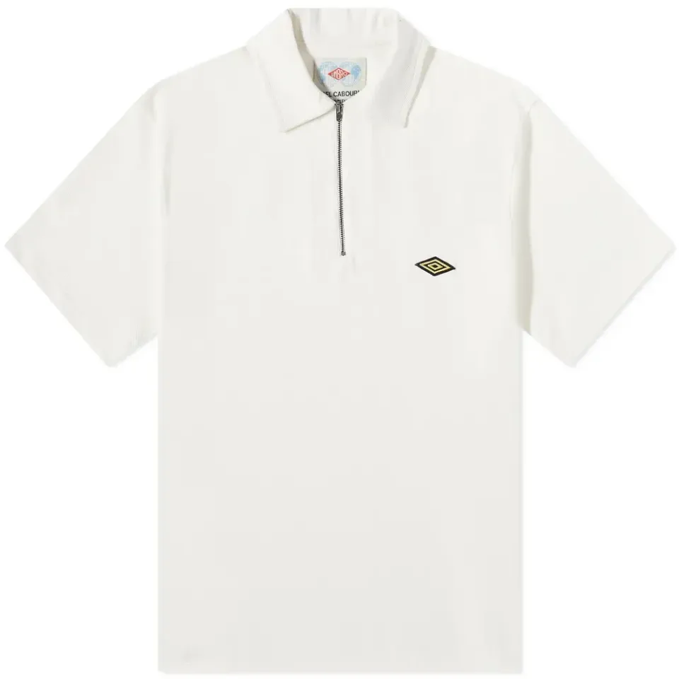x Nigel Cabourn Half Zip Polo