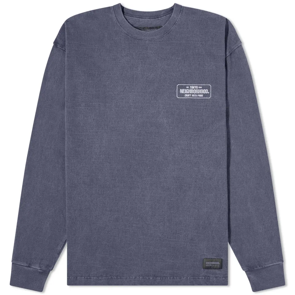 Long Sleeve Pigment Dyed T-Shirt