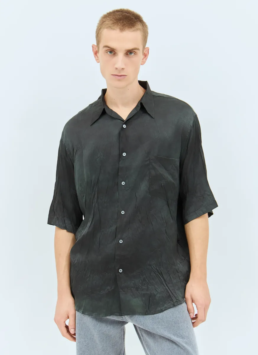 Crinkle Short Sleeve Shirt