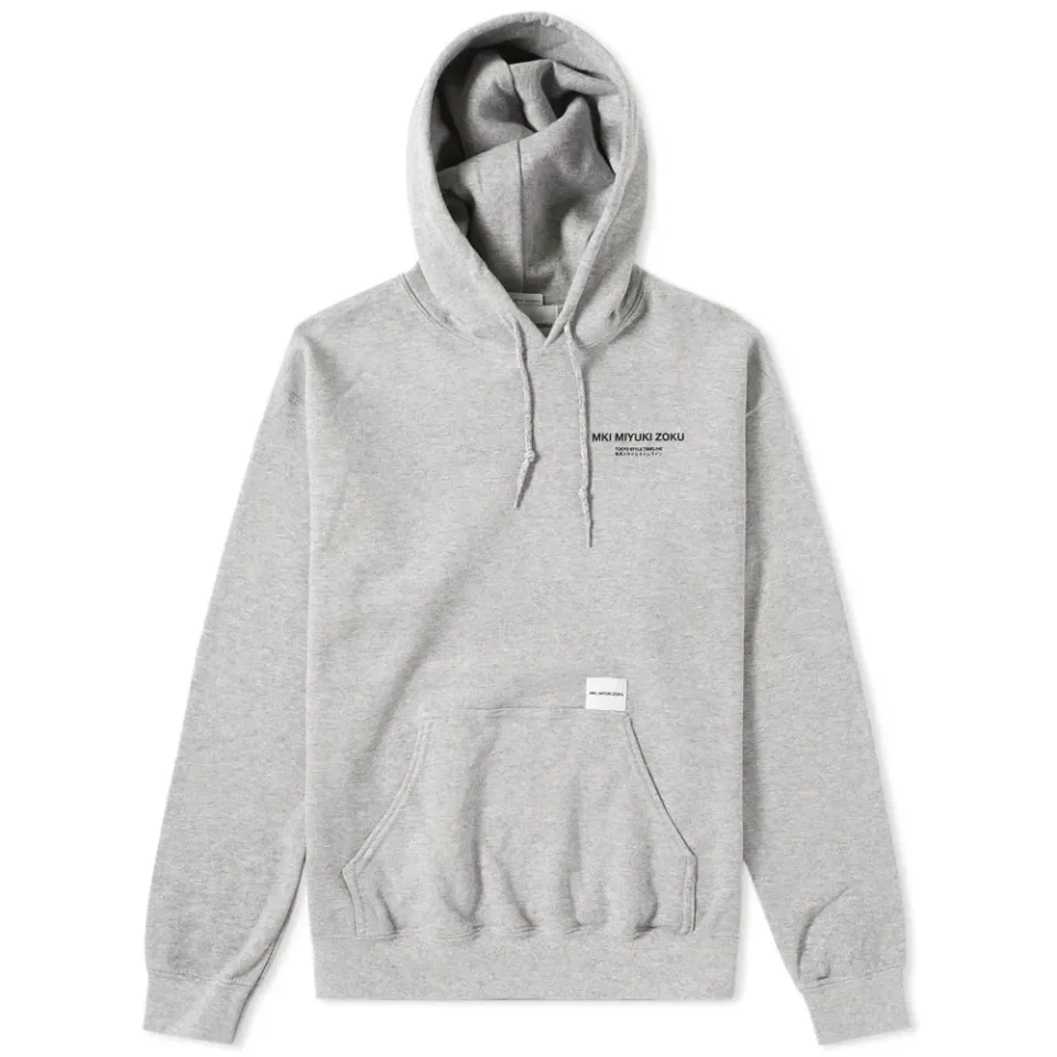 List Print Hoody