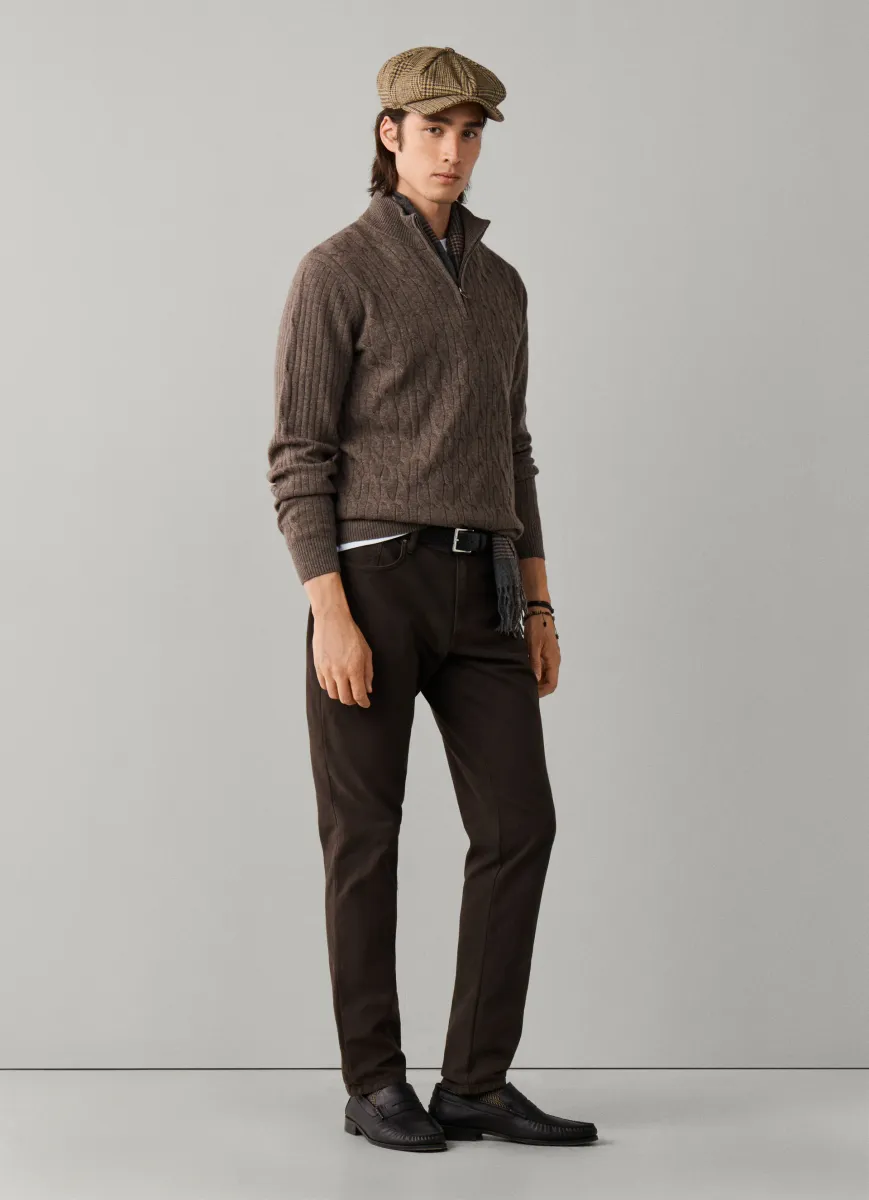 Regular Fit Trinity Textured Trousers