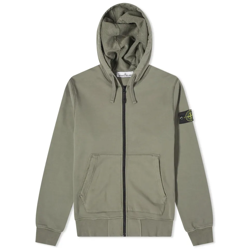 Garment Dyed Zip Hoodie