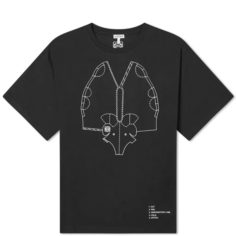 Elephant Embroidered T-Shirt