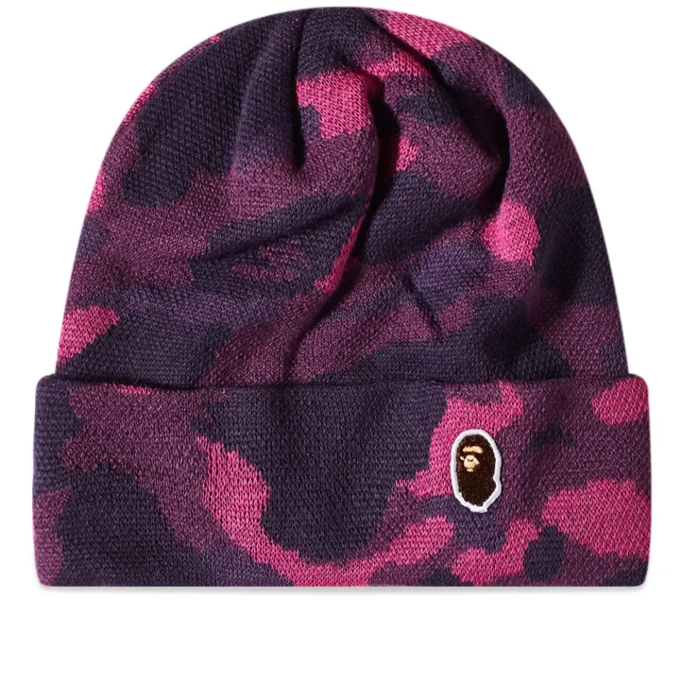 Color Camo Knit Cap