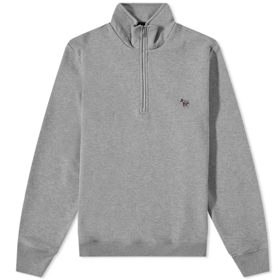Zebra Half Zip Sweat
