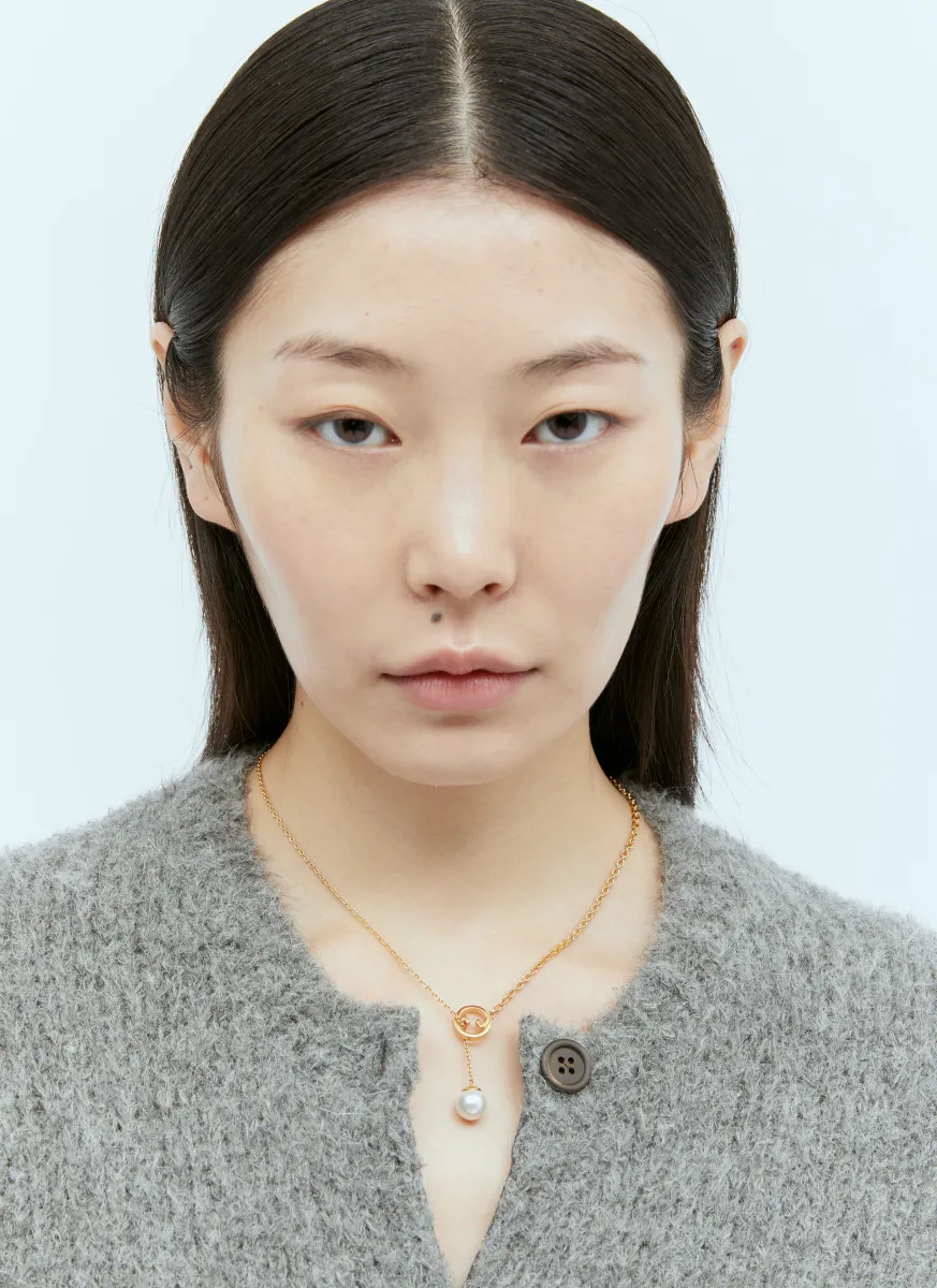 Blondie Pearl Drop Necklace