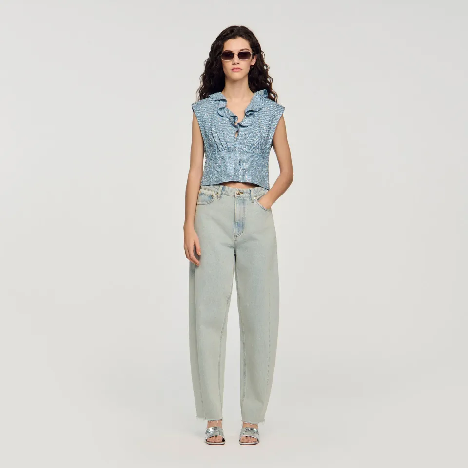 Sequin top