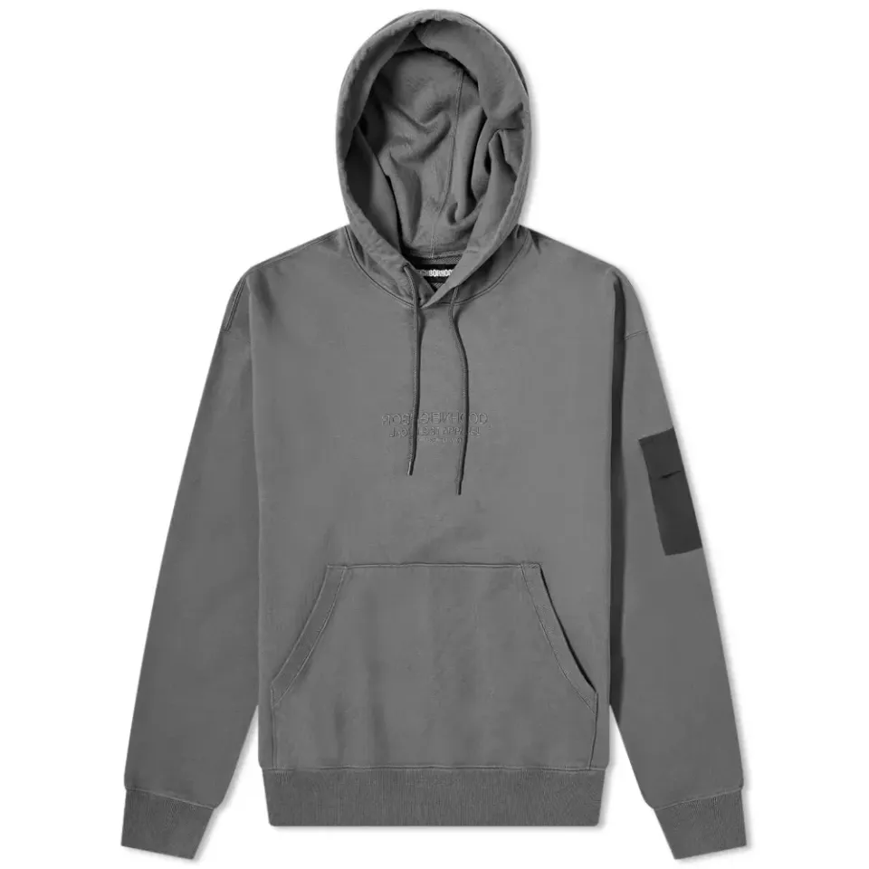 Solid Pocket Sleeve Hoody