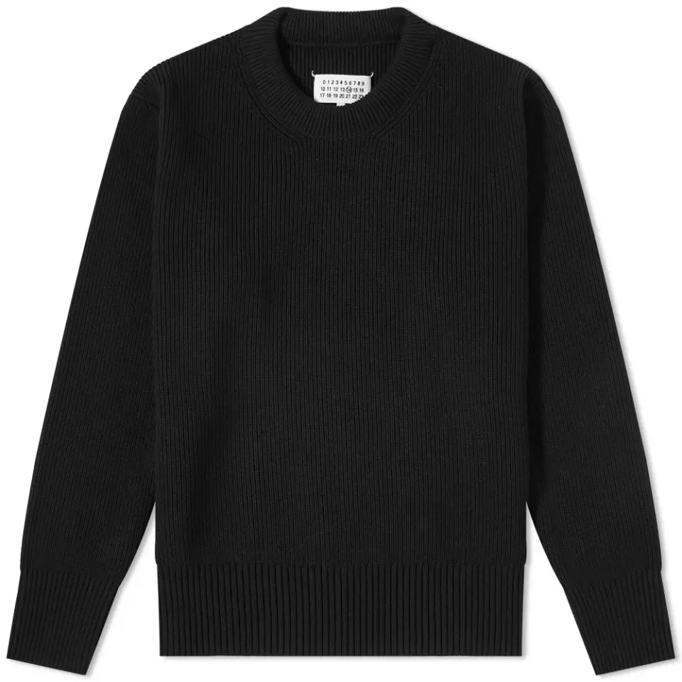 Ribbed Crew Knit