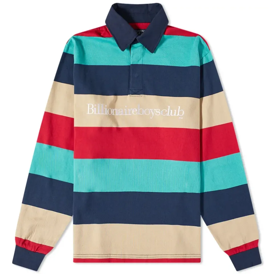 Striped Logo Rugby Shirt