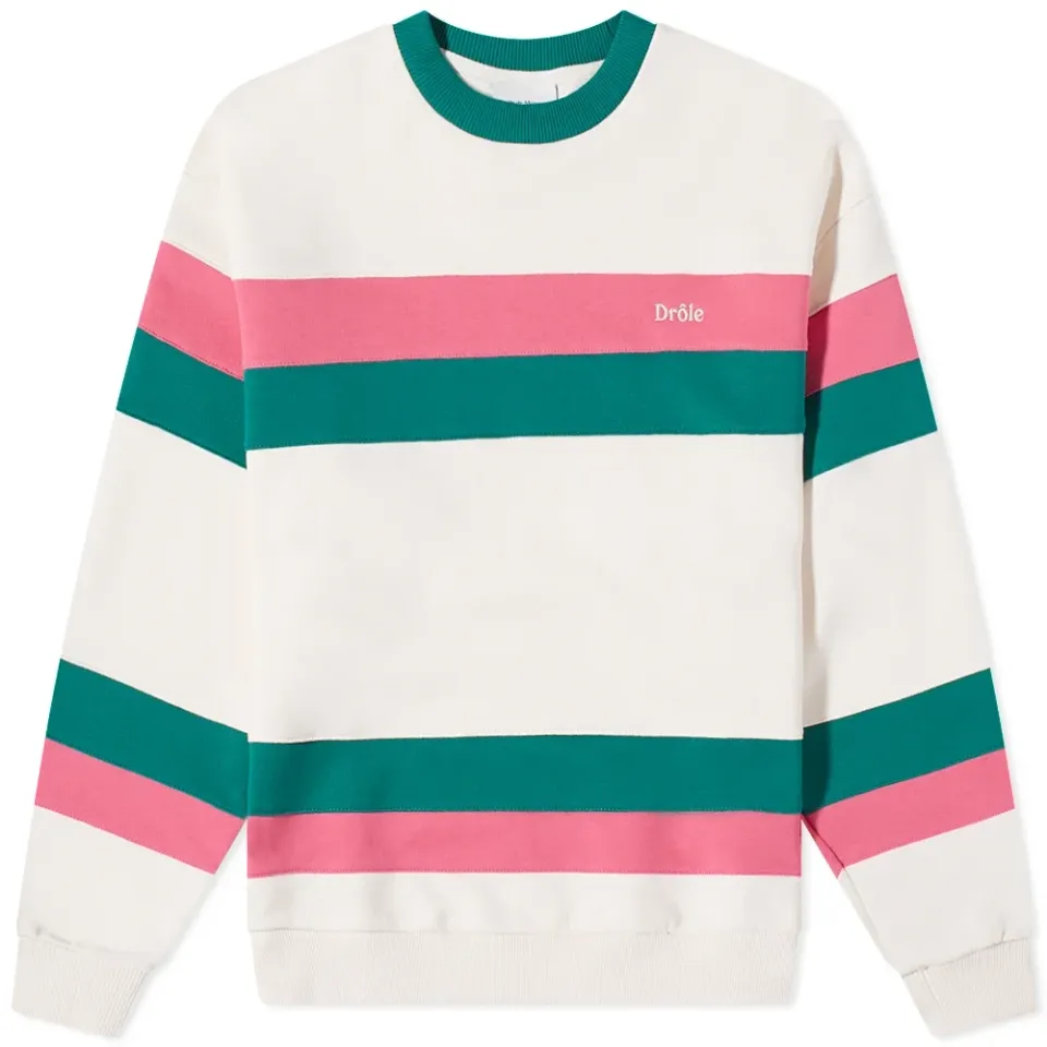 Stripe Crew Sweat